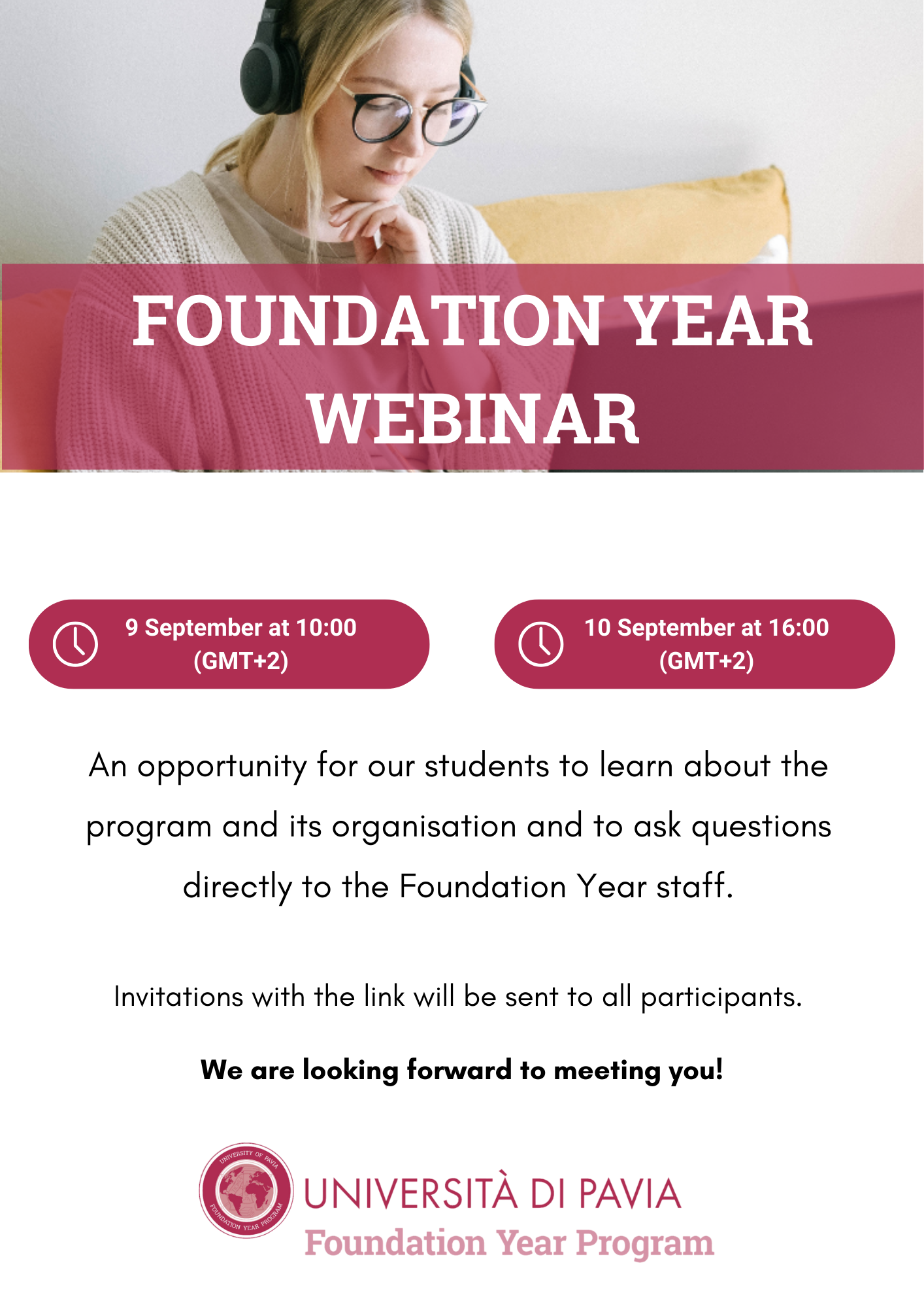 Welcome Webinar 2025- 2026